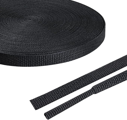 2:1 Ratio Flat Heat Shrinkable Braided Sleeving,Electrical Insulating Tubing,Durable Automotive Fabric Harness Shrinking Sheath (1/4"-30ft)