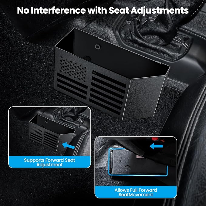 DIAMOOKY Center Console Organizer & Window Switch Button Cover for Jeep