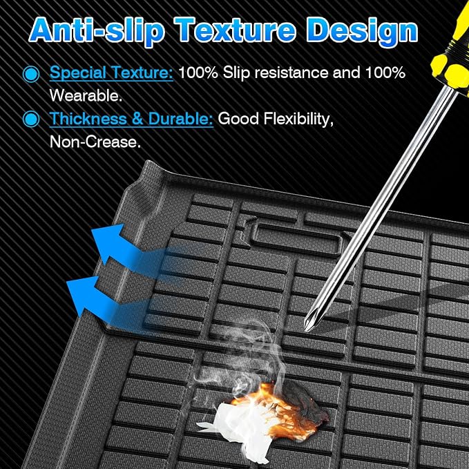 Cartist Cargo Mat & Backrest Mat Fits for Ford Expedition max 7&8 Seats 2025 2026 (Only Fit Max) All Weather Rear Cargo Liner for Expedition max Accessories for Ford Expedition max 25-26