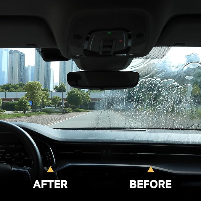toretark Real Ceramic Coating for Cars Polish (16 Fl Oz) & Real Ceramic Coating for Glass (3.38 Fl Oz) & Headlight restoration kit (3.38+ 0.68Fl Oz)
