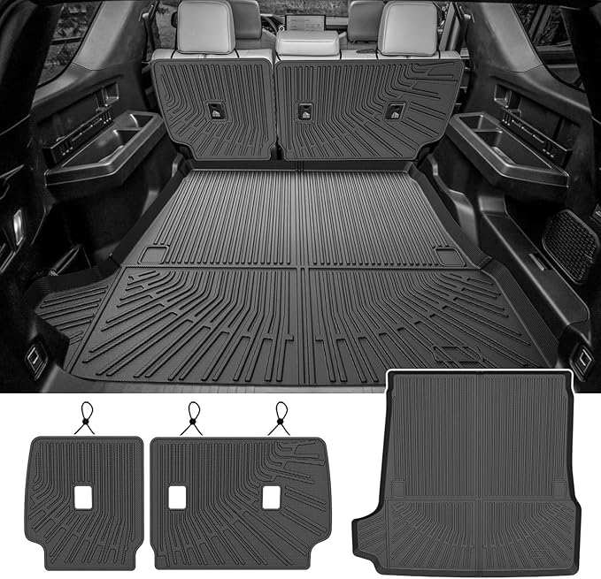 4Runner Cargo Liner - Trunk Mat for Toyota 4Runner 2025 2026 (Only fit for Gas 5 Seater) (Not for Hybrid EV & i-Force MAX), All Weather Cargo Mat for 4Runner Accessories,Car Accessories