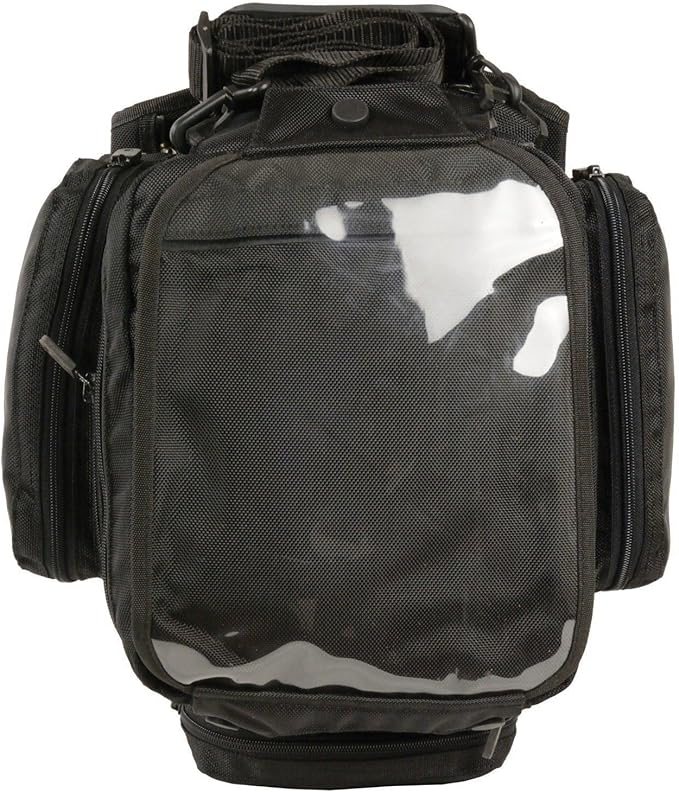 Motorcycle Motorbike Extra Large Magnetic Tank Bag Nylon Back Pack Black New