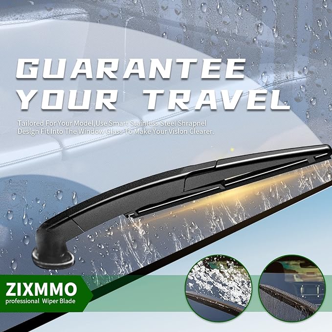 24"+17" windshield wiper blades with 10" Rear Wiper Blades Set Replacement for 2007 2008 2009 2010 2011 2012 Dodge Caliber -Original Factory Quality，Easy DIY Install (Set of 3)