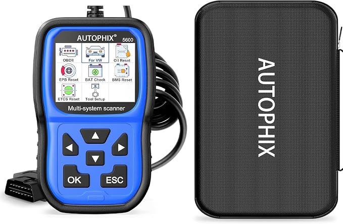 AUTOPHIX 5600P+ Fit for VW Scanner with AUTOPHIX Storage Bag Protective Case