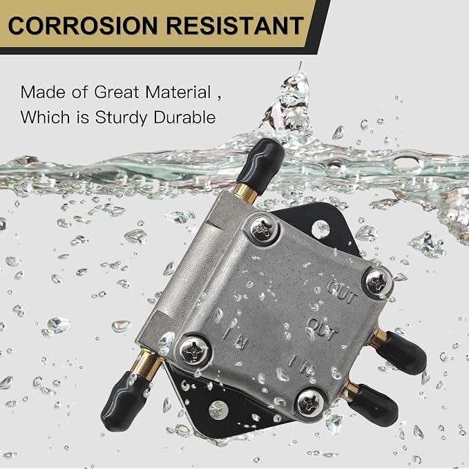 8M0141844 Fuel Pump for Mercury Mariner 25-60 HP 4 Stroke EFI Outboard | Replaces 881862T1 899106T01 8M0118176 892874T01 Sierra 18-8866 Marine Boat Motor Engine Spare Part Assembly Kit 15HP 30HP