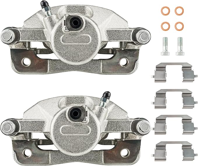 KAX Disc Brake Caliper Assembly Fit for Civic 2006-2011 1.8L, Civic 2001-2005 1.7L, Civic 1996-2000 1.6L, Insight 2010-2013, Civic 2002-2003 2.0L, Insight 2014 1.3L, Front Side