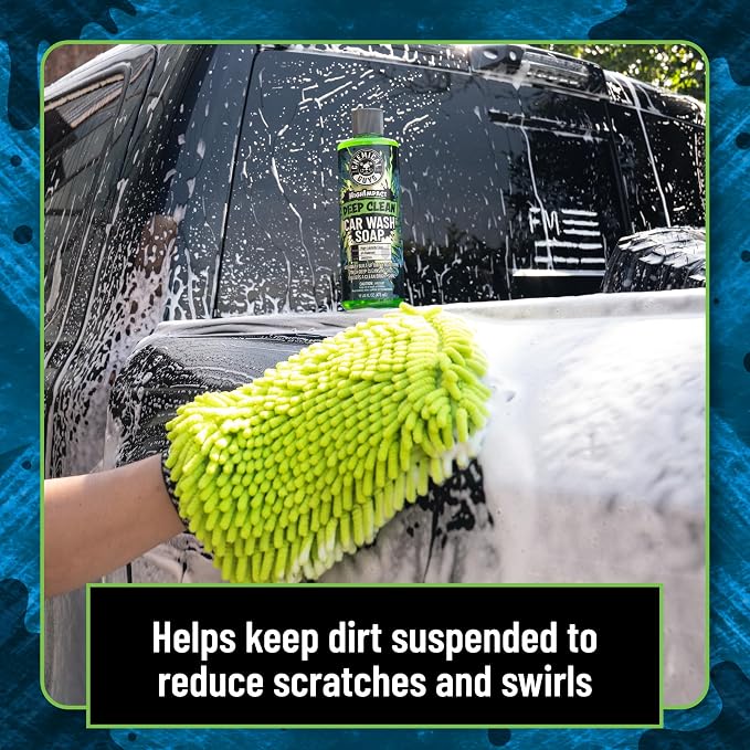 Chemical Guys High Impact Car Wash Soap, Deep Cleaning Vehicle Shampoo With Thick High Lubricity Suds, For Paint, Clear Coat, Wheels, and Exterior Surfaces - 128 Fl Oz