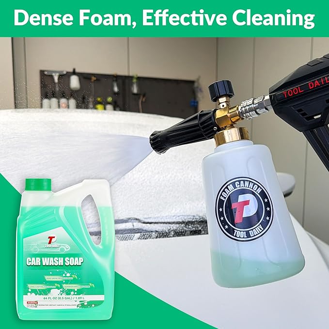Tool Daily Pressure Washer Tips, Foam Cannon for Pressure Washer with Car Wash Soap