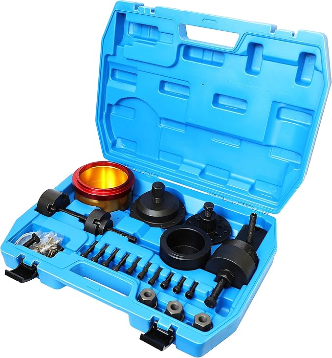 DPTOOL Crankshaft Seal Removal Tool Kit Crankshaft Front and Rear Oil Seal Remover and Installer Set Compatible with BMW N40 N42 N45 N45T N46 N46T N52 N53 N54 N55 Engine