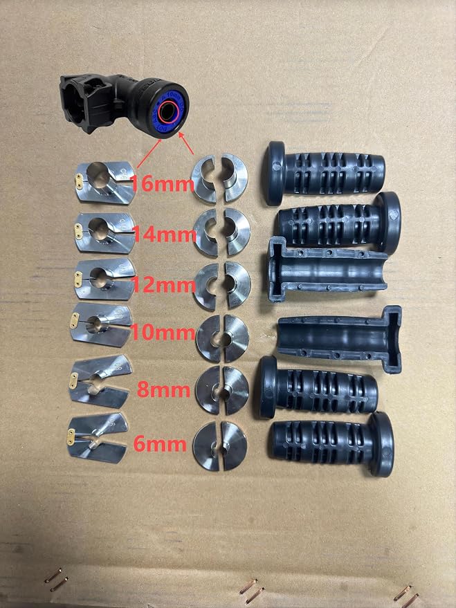 2 pack Air Hose Removal Tool Set for Volvo Renault Mack Euro Truck 88800414 | 6-16mm Stainless Steel 88800414 JD006-1 JD006-2 JD006-3 air line disconnect tool