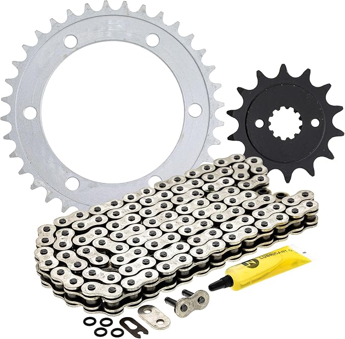 NICHE Drive Sprocket Chain Combo for Honda CBR300R CB300F Front 14 Rear 36 Tooth 520V O-Ring 108 Links