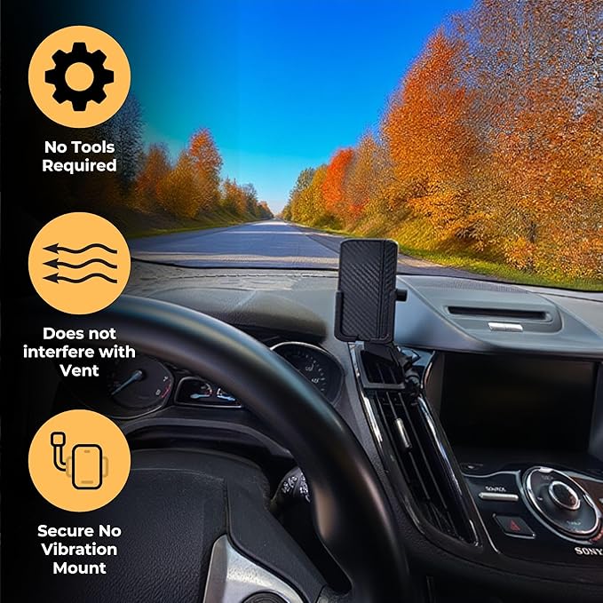 Phone Holder for Ford Escape 2013-2019 - Phone Mount - Gen 2 Ford Escape - Custom Made