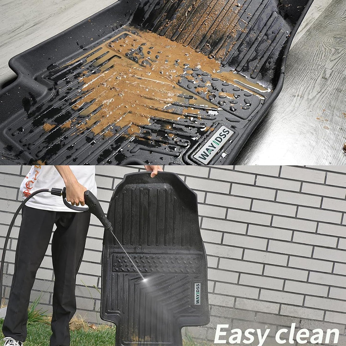 Large Cargo mat for 2026 Hyundai Ioniq 9（Foldable） TPE All Weather Protection Car Large Trunk Mat Accessories-Black