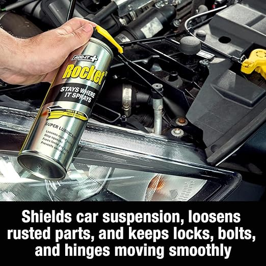 Multi-Purpose Lubricant Spray, 15.2 Fl Oz (Pack of 6) – Penetrating Oil & Anti-Corrosion Spray for Rusted Bolts, Tools, Bikes & Garden Equipment, Water-Resistant Protective Coating