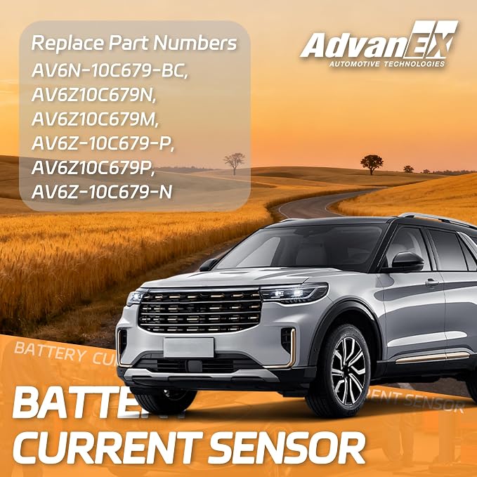 AV6Z-10C679-P Battery Current Sensor Negative Battery Cable Compatible with Ford Transit Connect Focus C-Max Escape Replaces OE AV6N-10C679-BC AV6Z10C679N AV6Z10C679M