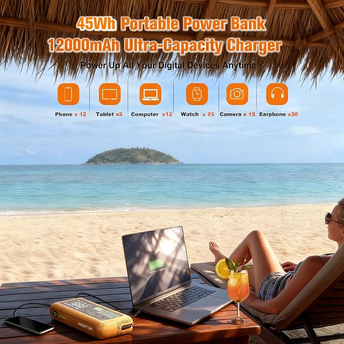 Jump Starter with 150PSI Air Compressor, 2000A Peak 12V Booster, 10000mAh Portable Car Battery Jump Starter, Up to 10L Gas/8L Diesel Engines, 33W Bidirectional fast Charging Power Bank-Orange