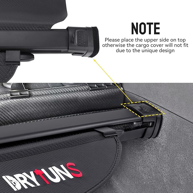 Cargo Cover for Chevy Equinox & GMC Terrain 2018-2024, Retractable Trunk Cover Privacy Shade, Not for EV Model