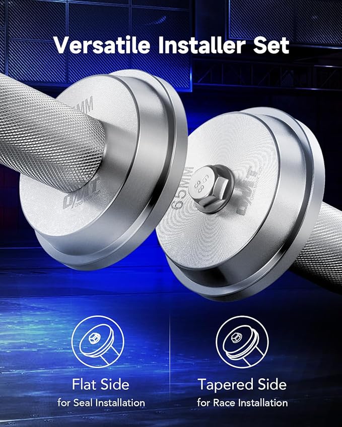 Orion Motor Tech Bearing Press Kit, 10pc Bearing Race and Seal Driver Set with Seal Driver and 9 Bearing Adapters, Seal Installer Bearing Driver Kit for Bearing Installation