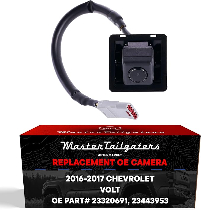 Master Tailgaters Replacement for Chevrolet Volt (2016-2017) Rear View Backup Camera OE Part # 23320691, 23443953
