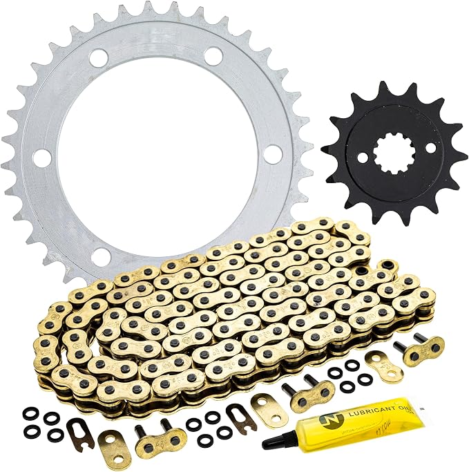 NICHE Drive Sprocket Chain Combo for Honda CBR300R CB300F Front 14 Rear 36 Tooth 520V-X X-Ring 108 Links