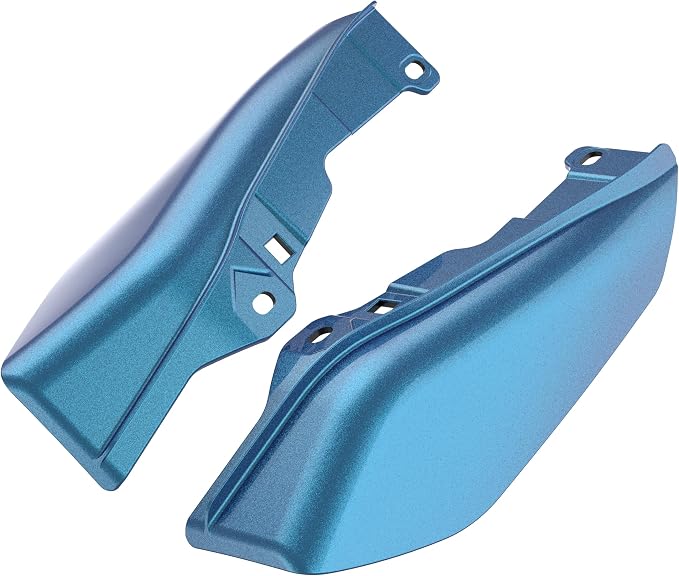 Color - Matched Mid Frame Air Deflectors Heat Shield, Perfectly Fit for Harley Touring Models 2009-2026 Daytona Blue