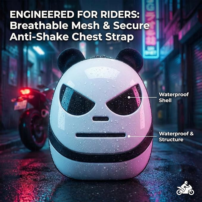 Diydeg LED Motorcycle Backpack, 16x32 Programmable Screen APP Control Water Proof Hard Bag with Adjustable Shoulder Straps, for Riding Travel Cycling