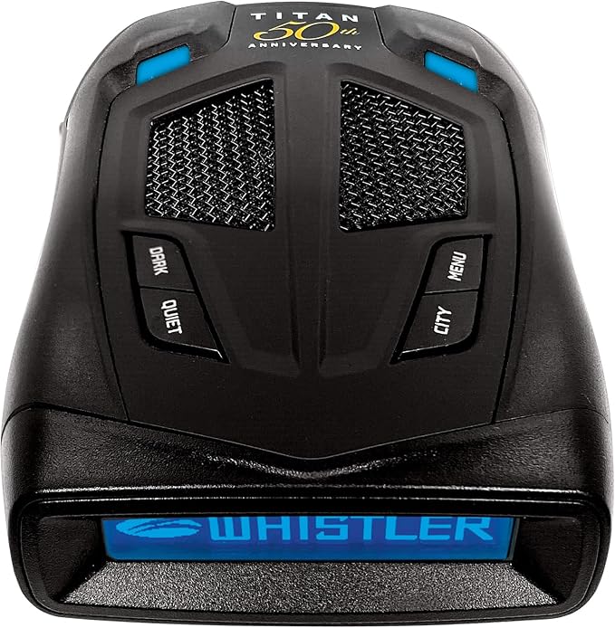 Whistler Titan Extreme Performance Radar Detector and Laser Detector, 360° Maxx Coverage, Auto Learning Technology, DSP Technology Provides Maximum Sensitivity, GPS Enhanced Features, TFSR