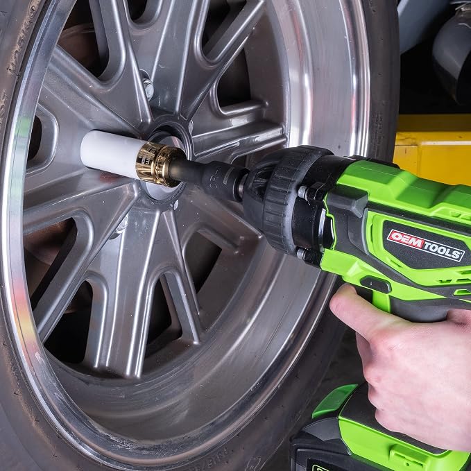 OEMTOOLS 25568 1/2 Inch Drive 22mm Non-Marring Lug Nut Socket, Protects Lug Nuts from Damage, Color-Coded and Clearly Marked Tire Removal Tools, Hex Sockets