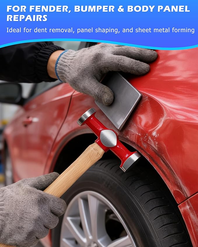 DAYUAN 9 pcs Heavy Duty Auto Body Repair Tool Bundle with 9 Pcs Axle Nut Hub Impact 1/2" Drive Socket 29 30 31 32 33 34 35 36 38mm Socket Set