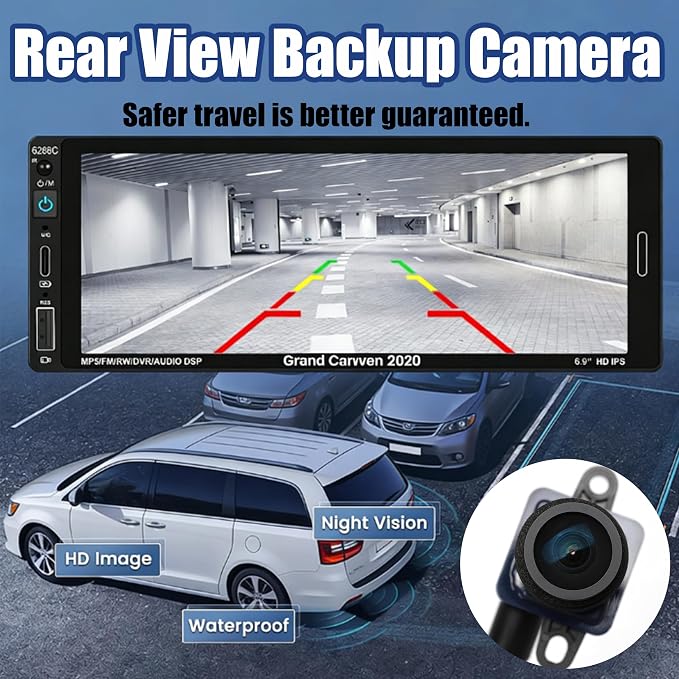OE P/N#56054157AA Rear View Backup Reverse Parking Camera/Rear View Camera | Compatible with Dodge Grand Caravan 11-20 Chrysler Town & Country 11-16 Ram C/V 12 & 15 okostyo Park Assist Camera - Rear New