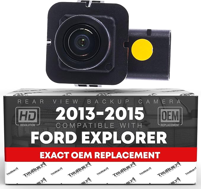 Rear View Backup Camera - Compatible with 2013-2015 Ford Explorer - Reverse Park Assist Camera Replacement - OEM EB5Z-19G490-A, 590-420