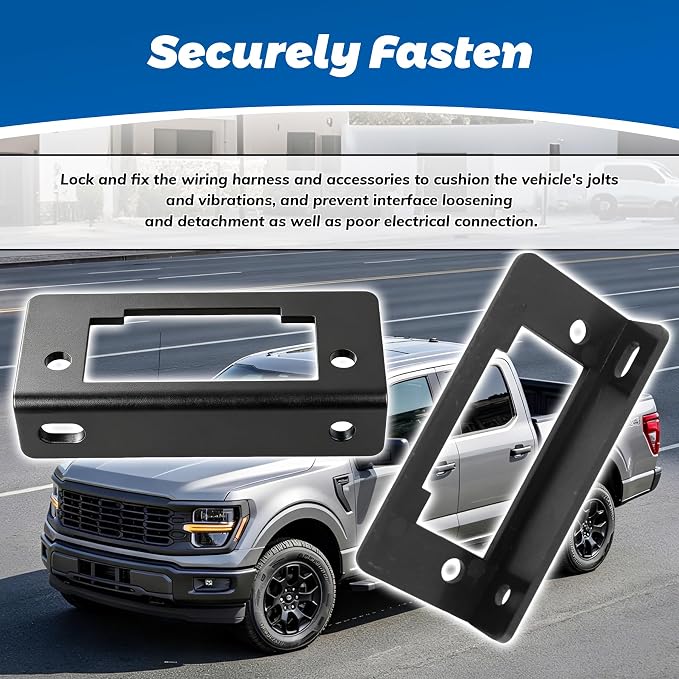 2Pcs Under Dash Mounting Brackets Replace for J1962 OBD2 OBD-II,Fit for Splitter Extension Adapter Cable