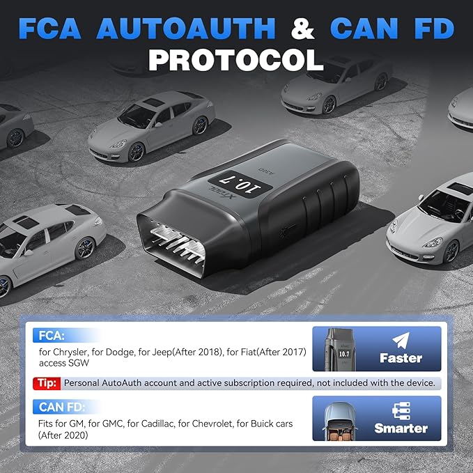 XTOOL Anyscan A30D OBD2 Scanner Diagnostic Tool with OBD2 Extension Cable