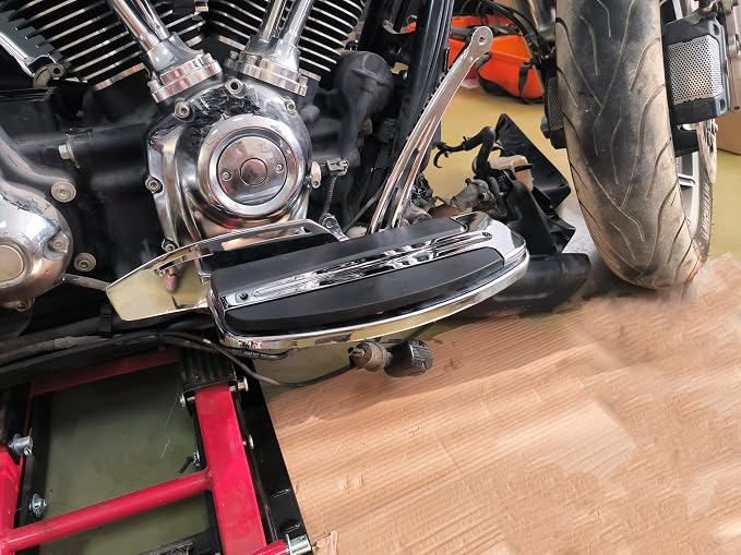 Motorcycle Front Rear Driver Passenger Floorboard Foot Pegs Kit Fit For Harley Touring Road King Electra Glide Street Glide Road Glide 1986-2025 Trike 2008-2025 Softail FL 1986-2017 FLD 2012-2016