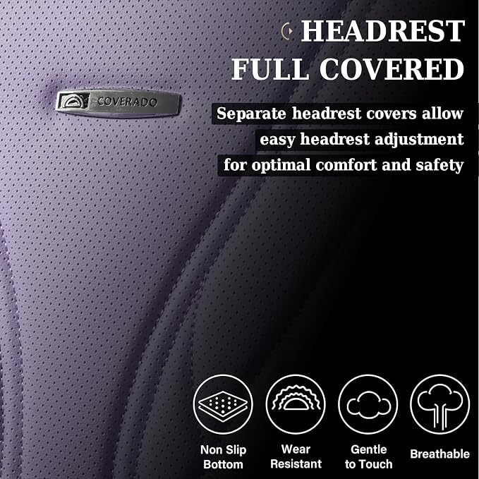 Coverado Seat Covers Front Pair-Purple