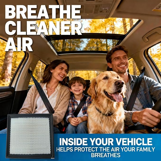 Cabin Air Filter 7C3Z-9601A for Ford Edge Explorer Taurus Flex Police, Lincoln MKT MKX, Mazda CX-9, 2004-2020 Models, Direct Fit & Easy Installation
