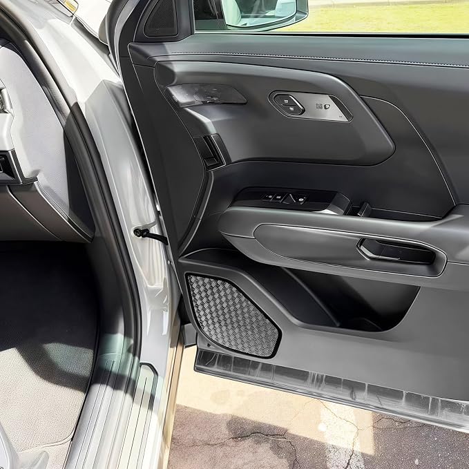 YOUTOOCAR Stainless Steel Door Speaker Decoration Covers Trim Compatible with Kia Telluride 2026 Accessories (Black)