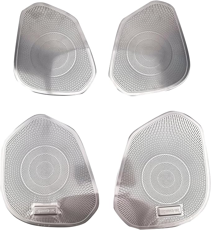 YOUTOOCAR Stainless Steel Speaker Covers Trim Compatible with Chevrolet Trax 2024-2025 Accessories (Silver)