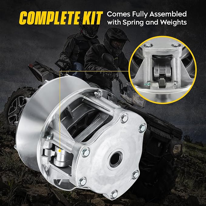 Primary Drive Clutch for Polaris Sportsman 400 450 500, Ranger 500, Scrambler 500, Magnum 325 330, Trail Boss/ATP 330 2002-2006, Replaces 1321976, Pretuned With Spring