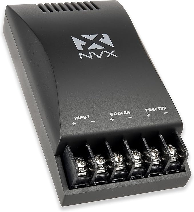 NVX VSP65KIT 750W Peak (250W RMS) 6.5" V-Series 2-Way Component Speaker System with 25mm Silk Dome Tweeters