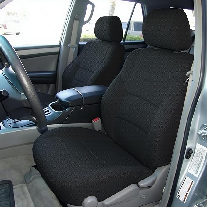 Custom-Fit Front Seat Covers for Toyota 4Runner 1996-2002 Driver and Passenger, Thickened Composite Fabric, with Headrests, Soft Foam Lining, Protective Seat Cover