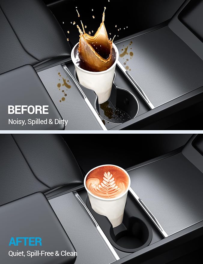 Motrobe New Tesla Model Y/3 Center Console Organizer and New Model Y/3 Cup Holder Insert
