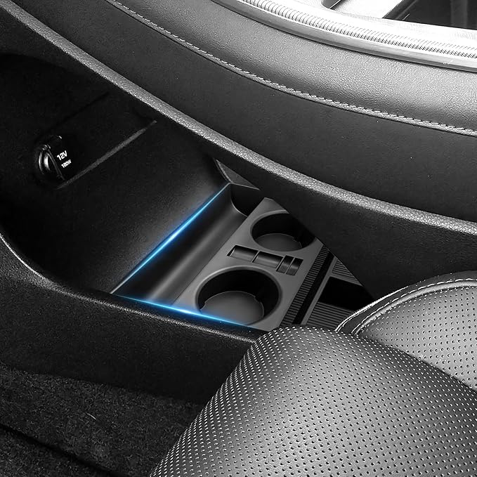 for Palisade Center Console Organizer 2023 2024 2025 Hyundai Palisade (SE, SEL, XRT, Limited, Calligraphy) Accessories Armrest Tray Middle Storage Box Insert Container with Cup Holder