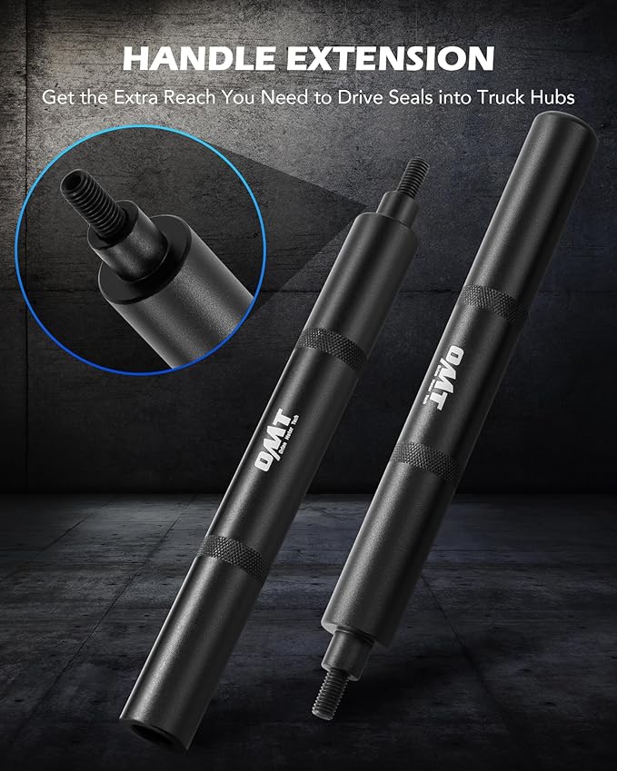 Orion Motor Tech Truck Hub Seal Installer Kit, Heavy Duty Seal Drivers Compatible with Class 7 8 Trucks, Set of 5