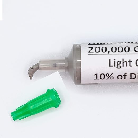 TechDiamondTools Kit of 3 Diamond Polishing Compound Polishing Paste USA Made 8000 50000 200000 Grit for Marble Glass Metal Rock Jewelry Resin Silver Gemstone with 10% of Diamond Powder