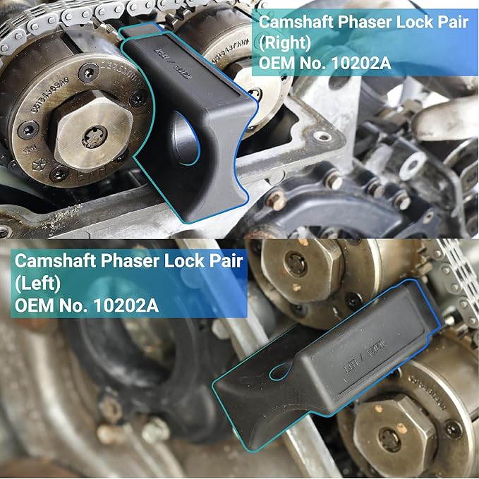 3.6 Pentastar Timing Tool Kit, 3.6L Camshaft Phaser Timing Chain Lock Tool Set Compatible with 2011 to 2019 Chrysler Dodge Jeep Ram, Replace 10200A 10202 10369A