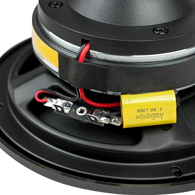 Audiopipe 6.5" Compression Horn Mid-Range Loudspeaker (APMB-628G-CHF) (Black, 6.5 Inch)