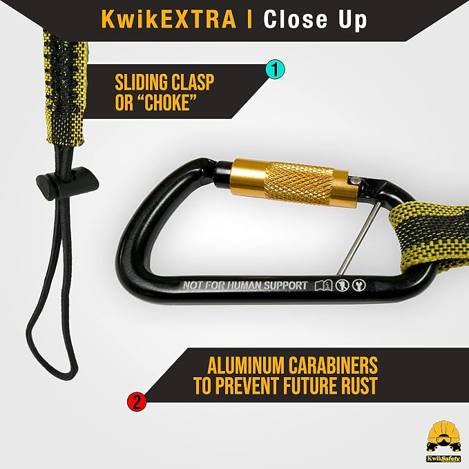 KwikSafety PINZA Lineman Side Cutting Pliers + KRAKEN Tool Lanyard Bundle