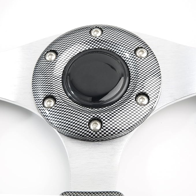 Universal 12.5"Golf Cart Steering Wheel Fit for Golf Cart Club Car DS Precedent EZGO RXV & TXT, Yamaha Steering Wheel