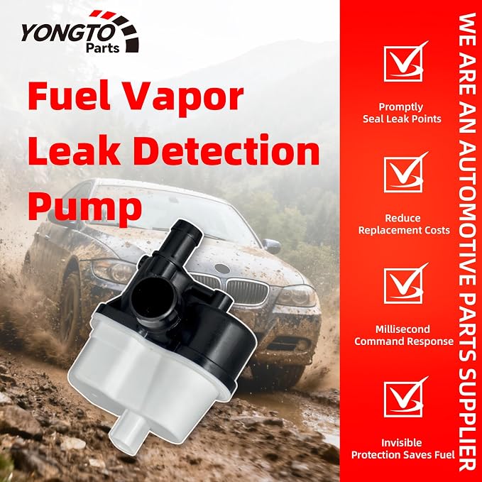 0261222018 Fuel Vapor Leak Detection Pump Compatible with BMW 128i 135i 325i 328i 330i 335i 525i 530i 550i 650i 750i X3 X5 X6 M3 M5 Replace OE 16136752551 310-601 16136764191 16137193479